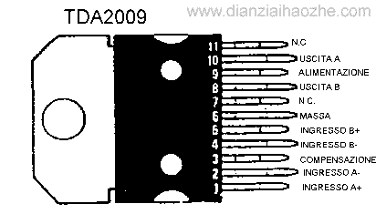TDA2009引脚功能