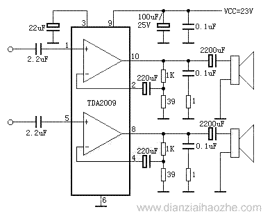 TDA2009应用电路