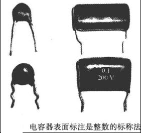 常用电容器的标志方法