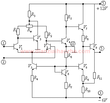 F001运放内部电路原理图