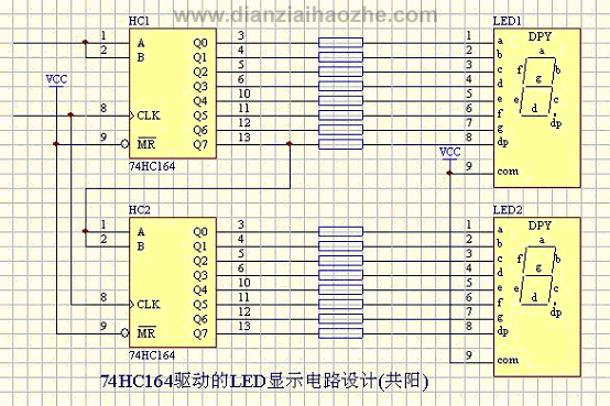 LED数码管显示驱动电路图集