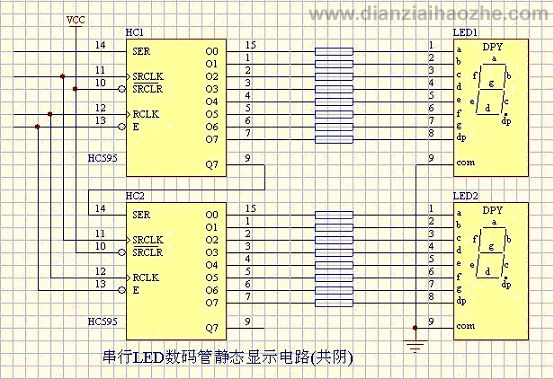 LED数码管显示驱动电路图集