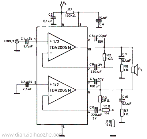 TDA2005 BTL电路