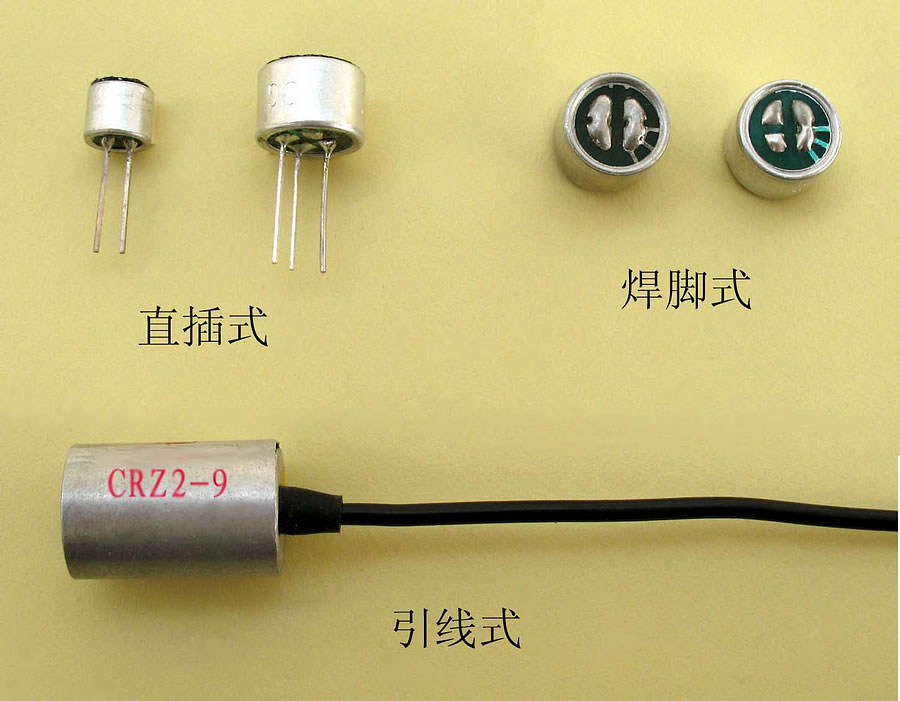 驻极体话筒的结构特点、外形和种类、主要参数、型号与引脚识别