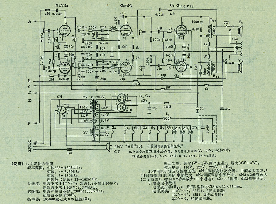 春雷101型10管调频/调幅交流电子管收音机回顾