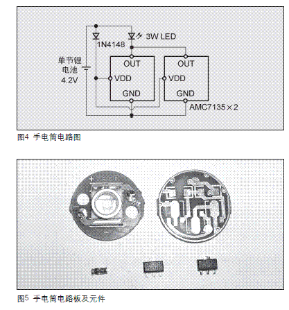 制作大功率LED手电筒（AMC7135驱动）