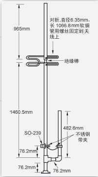 适合爱好者自制的VHF/UHF双波段超级Ｊ型天线