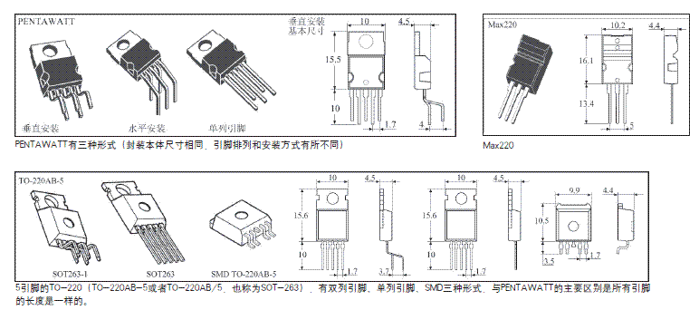 功率晶体管的封装（附功率三极管封装图示）