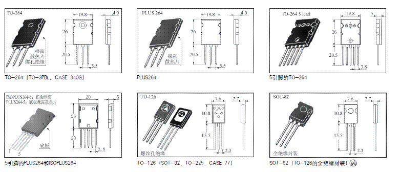 功率晶体管的封装（附功率三极管封装图示）