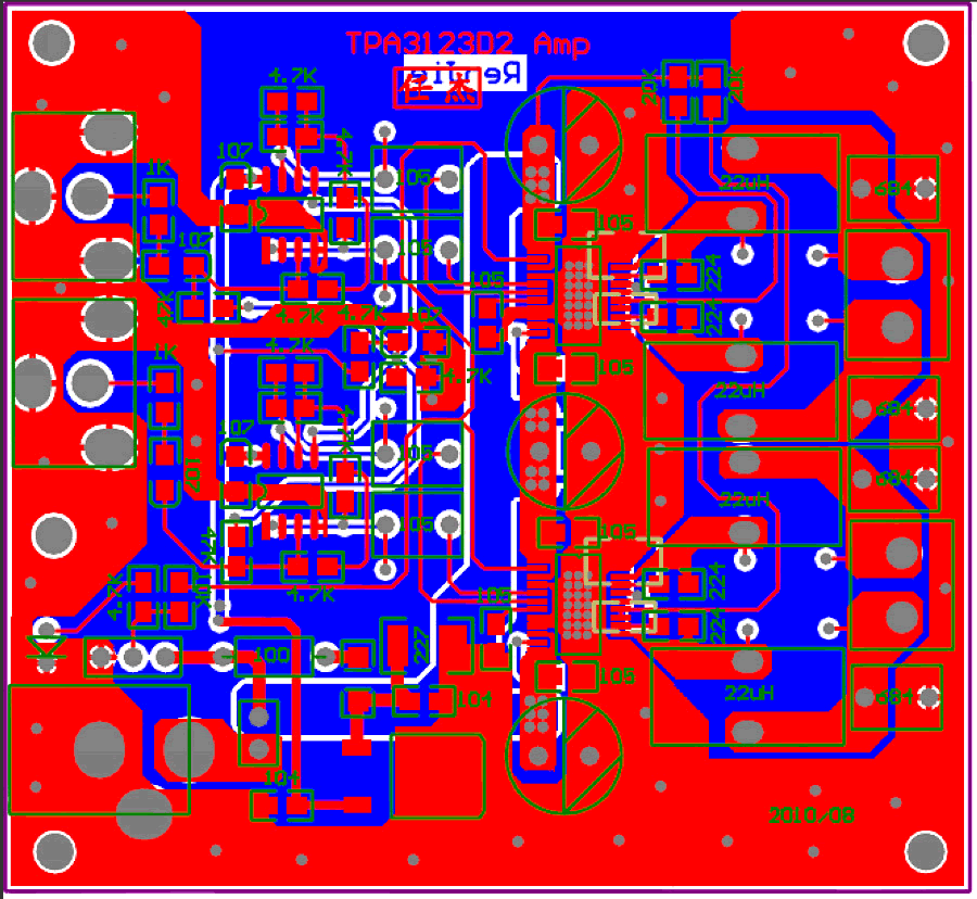 用D类功放集成电路TPA3123制作BTL形式放大器