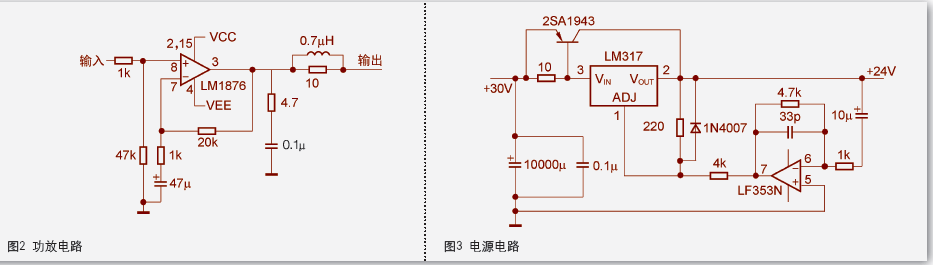 用LM1876制作小巧且性能不俗的Hi-Fi功放