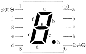 8位led数码管引脚图图片