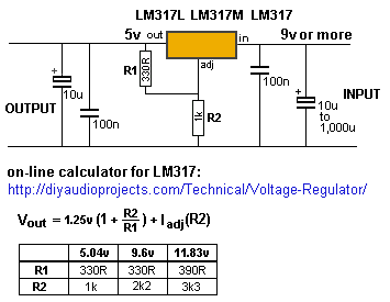 三端稳压器7805/LM317的使用与改进