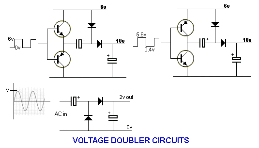 直流和交流电压倍增电路