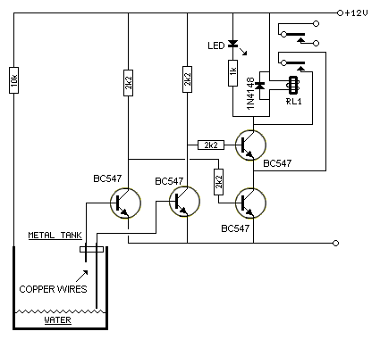 水位检测器（水箱抽水自动控制器）