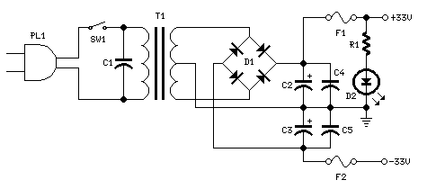 25W场效应晶体管音频放大器