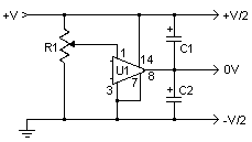 利用LM380音频放大器芯片制作正负电源