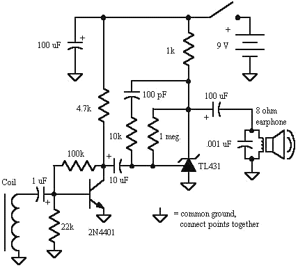 音频感应接收器