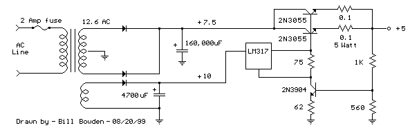 LM317大电流稳压电源