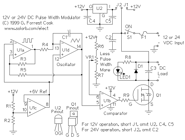 脉冲宽度调制器（PWM）调光调速