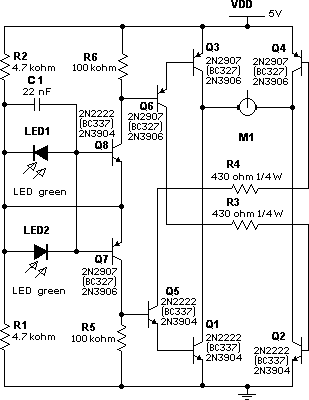 太阳跟踪器三：5V简化LED小功率跟踪器
