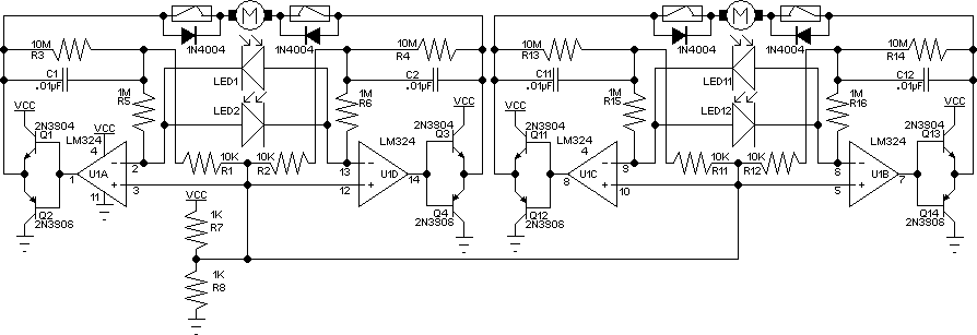 LM324太阳能跟踪器