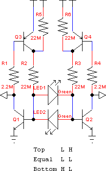 太阳跟踪器LED光敏传感器电路设计