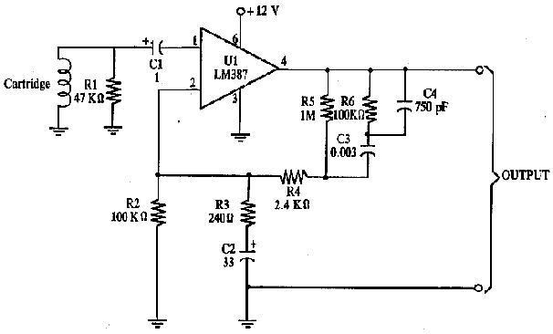 LM387音频前置放大器