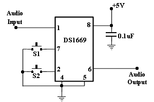 DS1669数字变阻器（数字电位器）集成电路