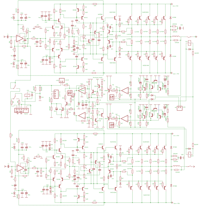 400W立体声放大器