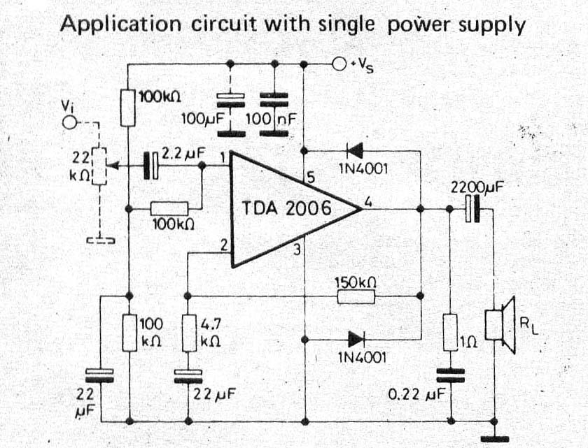 TDA2006 12W功率放大器