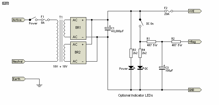 13.8V 10A线性稳压电源