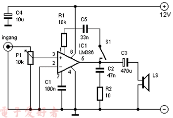 LM386一瓦音频放大器