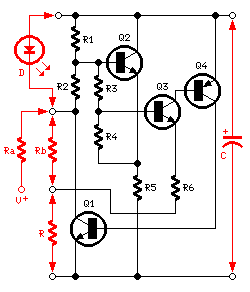 1.5V LED闪光器振荡器