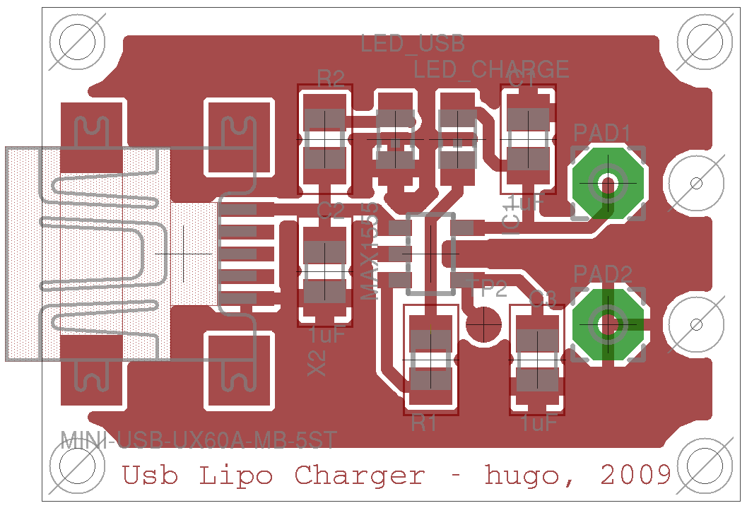 MAX1555 USB锂电池充电器