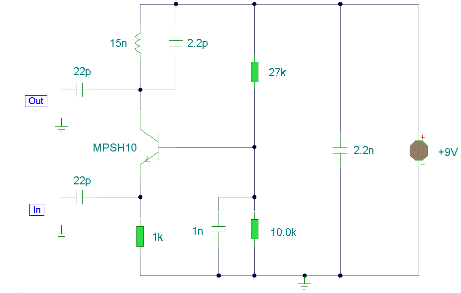 UHF频段前置放大器