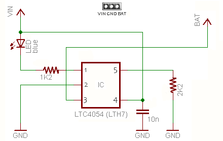 LTC4054充电电路图