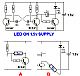 1.5V 电源点亮 LED 的简单电路