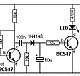 声音触发LED的晶体管电路